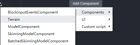 create terrain component